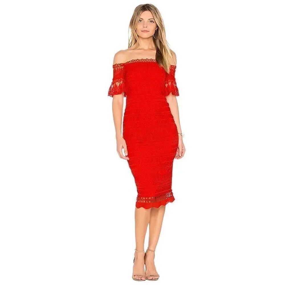 NWT Saylor x Free People Mariah Lace Dress (014)